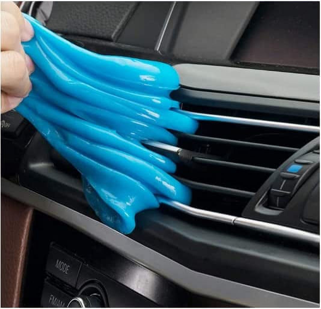 Cleaning Slime Gel for Car -Dust Cleaning Gel for Keyboard - Safe &  Reusable Car Slime -Easy-to-Use Car Cleaning Kit -Universal Dust Cleaner  for Home & Office -Laptop Cleaning Gel (160g) Blue 